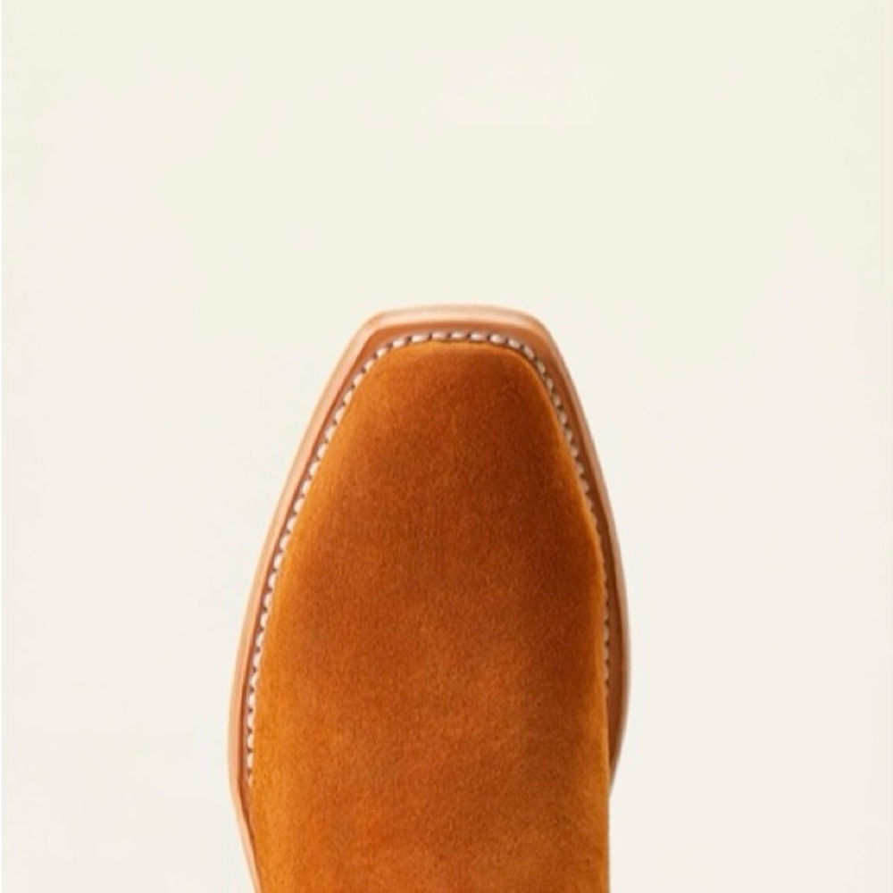 NWT Ariat Suede Memphis Western Cowboy Boot - Picture 6 of 9